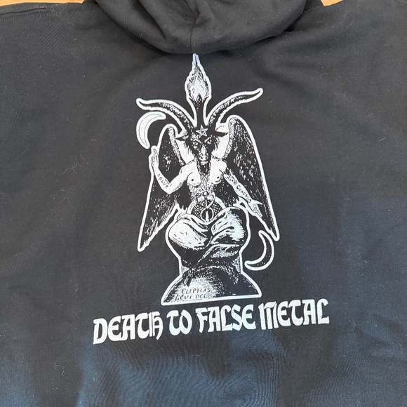 Deadguy “Death to False Metal” Hoodie – XL – Black – New - Picture 5 of 5